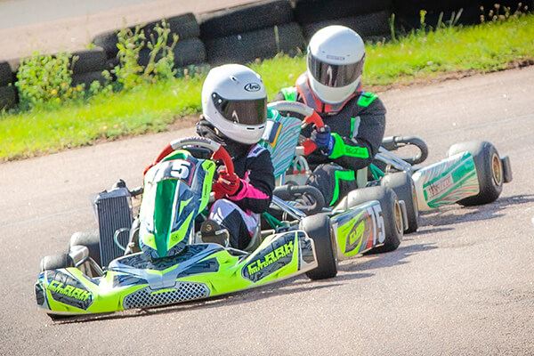 Autumn karting at Buckmore Park